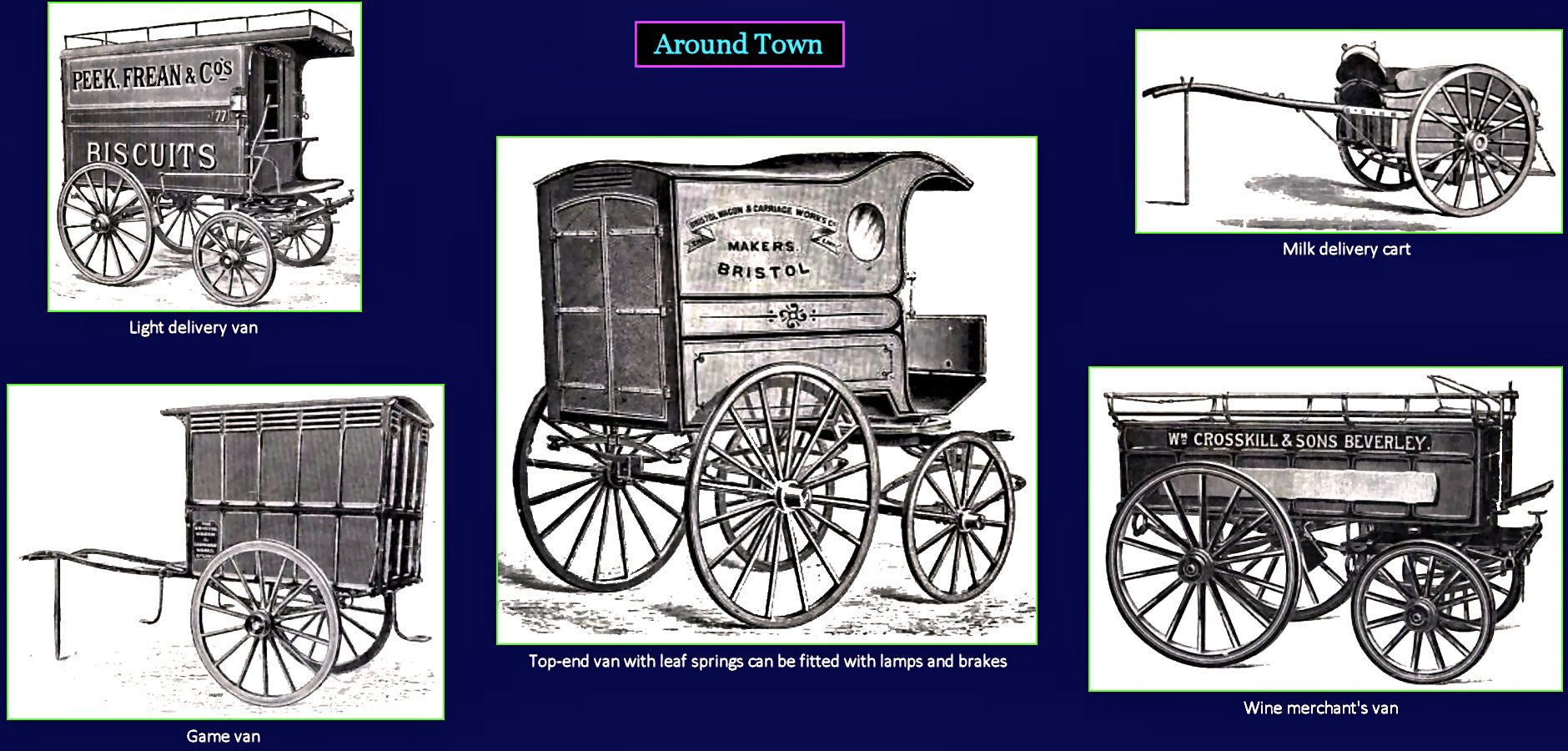 Horse-powered vans, 1860s